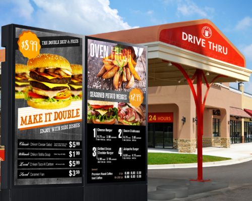 Outdoor digital signage